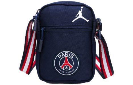 Air Jordan Paris Saint Germain Shoulder Bag 'Navy' JD2123008GS-001 sold by KicksCrew