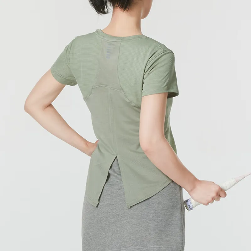 (WMNS) Under Armour Sport T-Shirt 'Olive Green' 1373399-504 sold by KicksCrew product image thumbnail 4