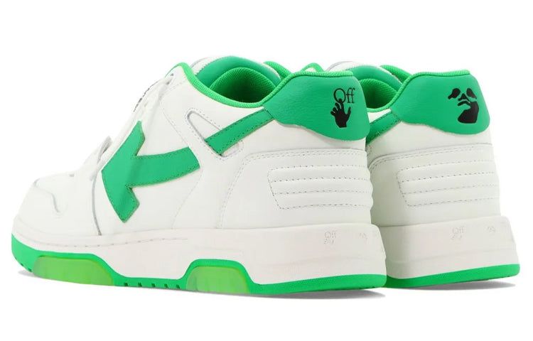 Off-White Out Of Office Low-Top Sneaker 'Green White' OMIA189S22LEA0010155 sold by KicksCrew product image thumbnail 4