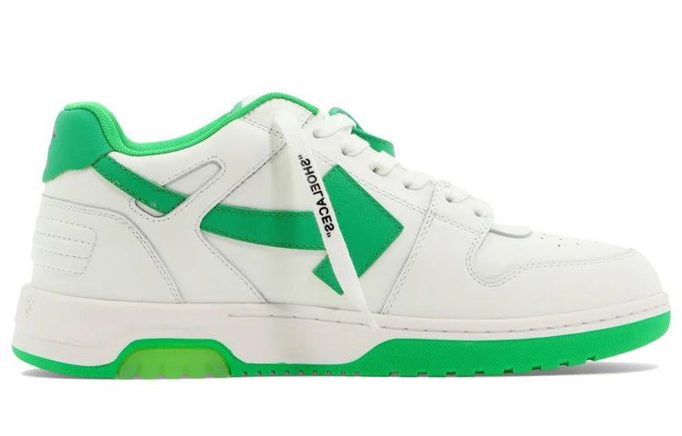 Off-White Out Of Office Low-Top Sneaker 'Green White' OMIA189S22LEA0010155 sold by KicksCrew product image thumbnail 2