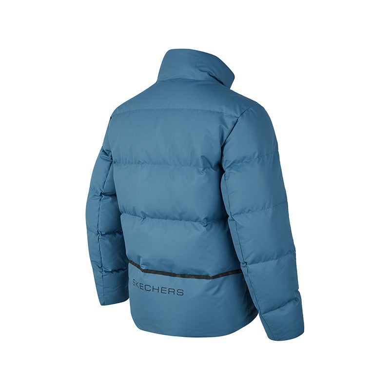 Skechers Woven Medium Down Warm Jacket 'Teal' P423M023-0378 sold by KicksCrew product image thumbnail 2
