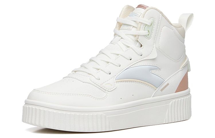 (WMNS) ANTA High-Top Sneakers 'White Pink Blue' 922248015-2 sold by KicksCrew product image thumbnail 2