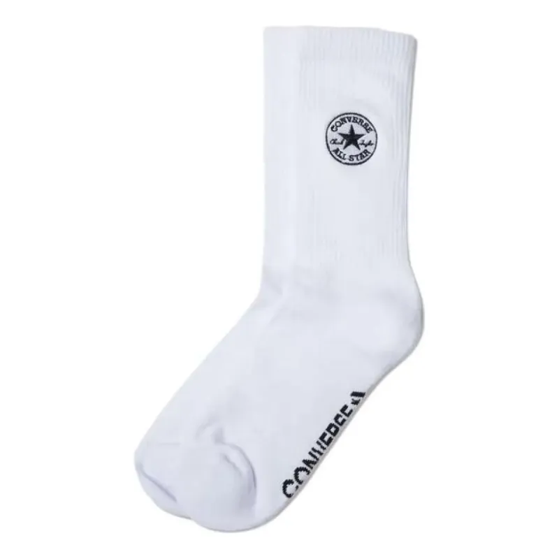 Converse Logo Sport Socks 'White Black' 10026627-A01 sold by KicksCrew