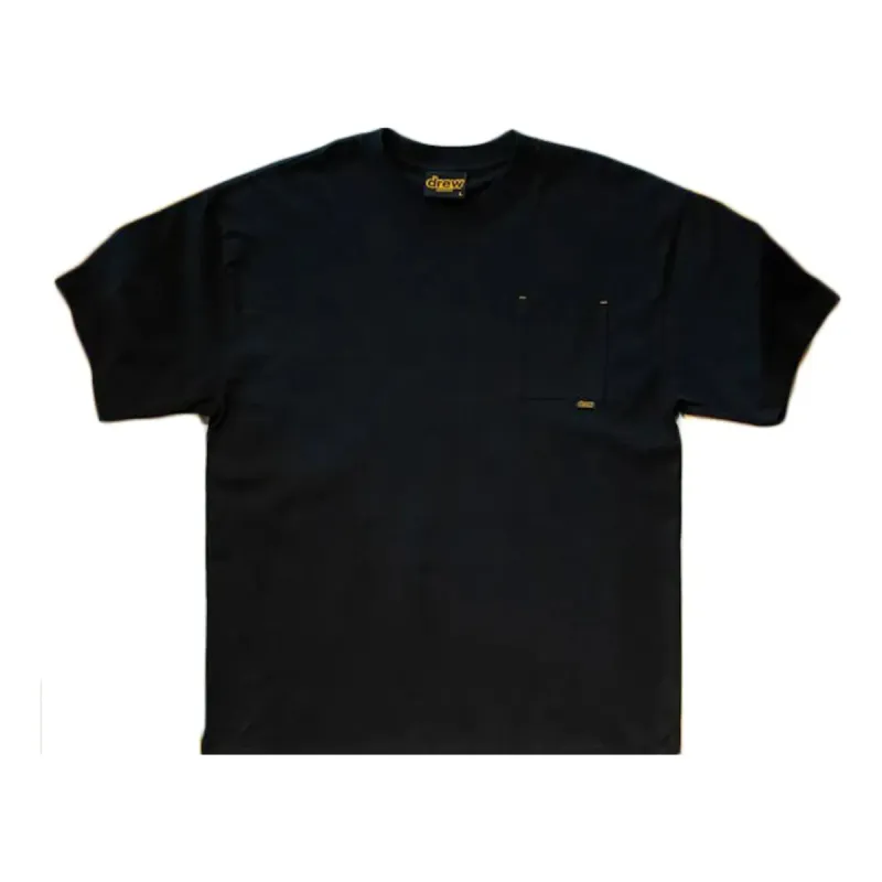 Drew House Basic Pocket T-shirt 'Black' DR-SS21-6 sold by KicksCrew