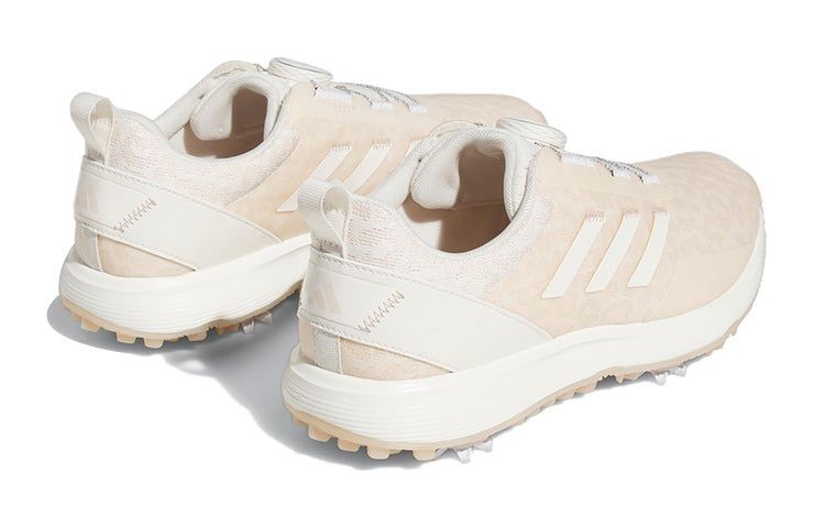 (WMNS) Adidas S2G BOA Spiked Golf Shoes 'Chalk White Wonder Quartz' GV9435 sold by KicksCrew product image thumbnail 4