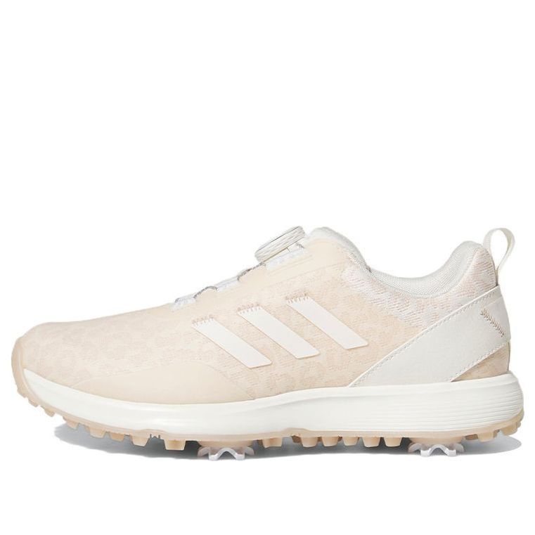 (WMNS) Adidas S2G BOA Spiked Golf Shoes 'Chalk White Wonder Quartz' GV9435 sold by KicksCrew