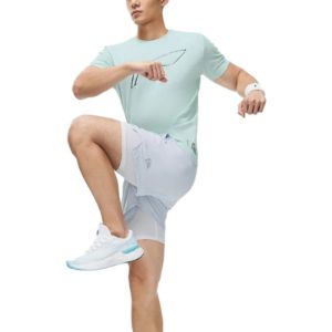 Li-Ning Running T-Shirt 'Green' ATST073-6 sold by KicksCrew