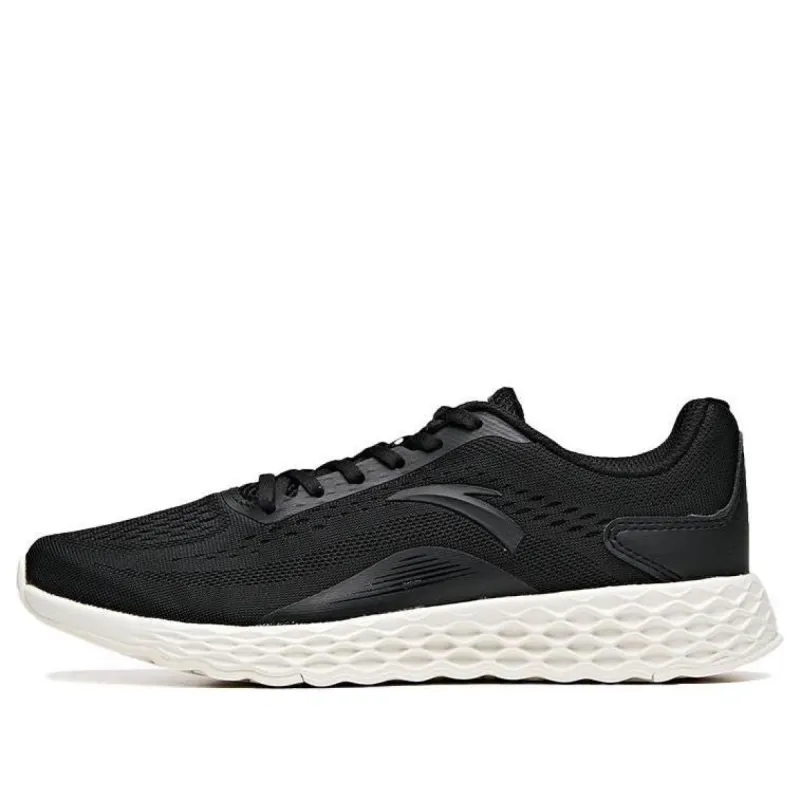 (WMNS) ANTA Running Series Sneakers 'Simple Black White' 12935542-4 sold by KicksCrew