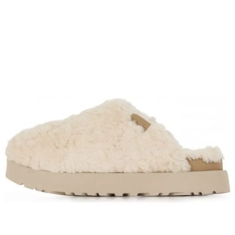 (WMNS) UGG Fuzz Sugar Slide 'Natural' 1135132-NAT sold by KicksCrew