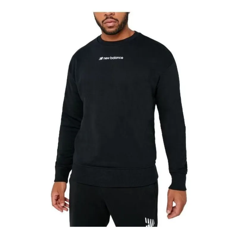 New Balance Sweatshirt 'Black' MT93512BK sold by KicksCrew