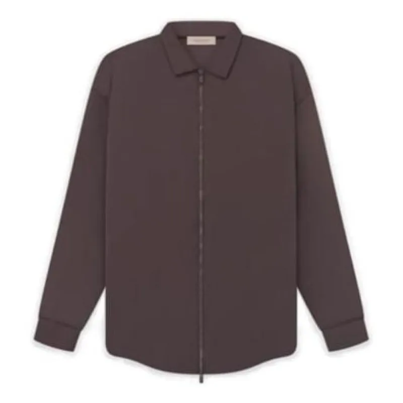 Fear of God Essentials SS23 Filled Nylon Jacket 'Plum' FOG-SS23-072 sold by KicksCrew