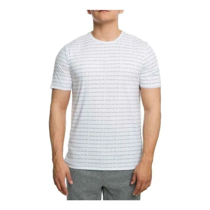 Air Jordan AOP All Over Print Tee 'White' 916028-100 sold by KicksCrew