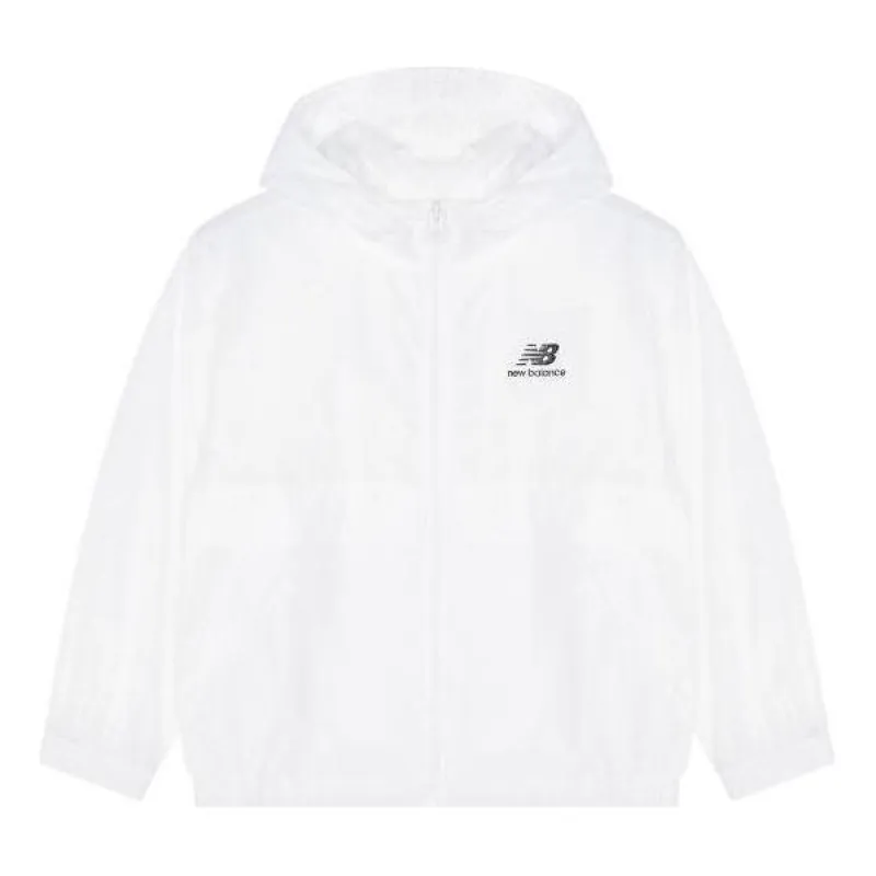 (PS) New Balance Essentials Logo Jacket 'White' 7AC2S113-WT sold by KicksCrew