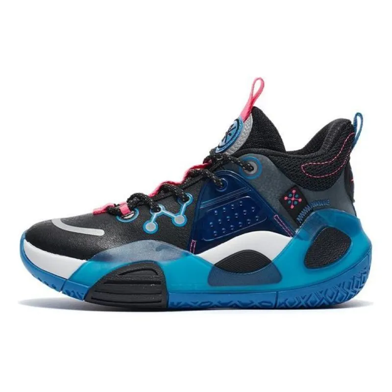 (GS) Li-Ning Wade All City 9 V1 Mid 'Black Blue' YKBR076-11 sold by KicksCrew