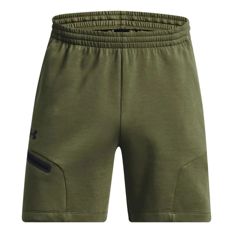 Under Armour Unstoppable Fleece Shorts 'Green' 1379809-390 sold by KicksCrew