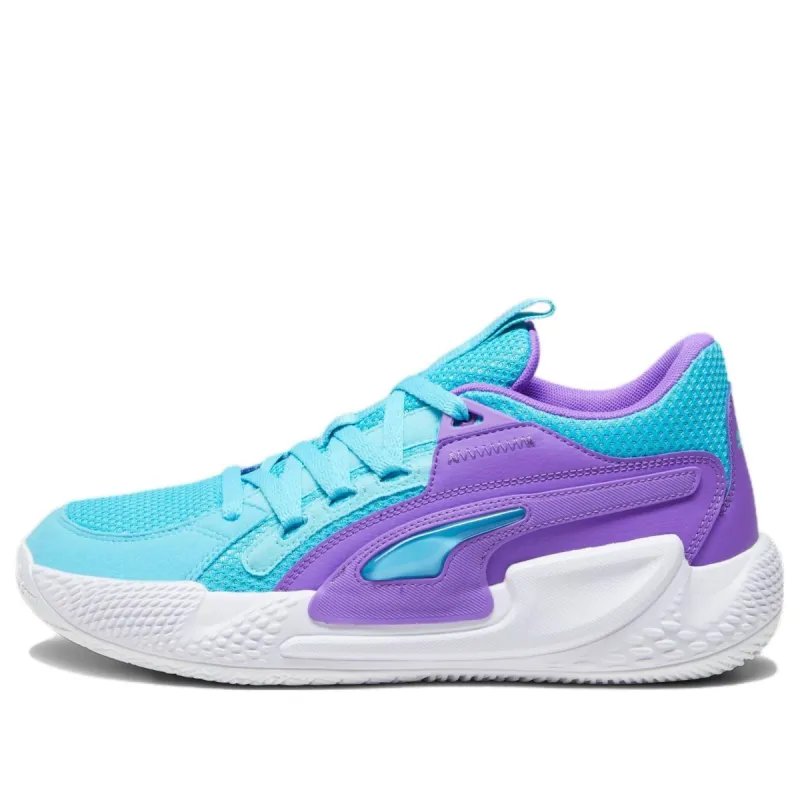 PUMA Court Rider Chaos 'Bright Aqua Purple Glimmer' 379013-06 sold by KicksCrew