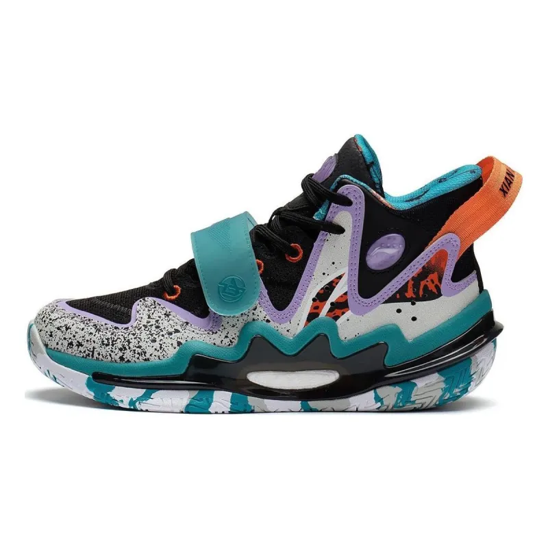 (GS) Li-Ning Premium 3 'Grey Green Blue' YKBT002-1 sold by KicksCrew