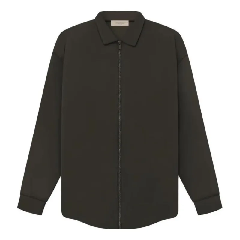 Fear of God Essentials SS23 Filled Nylon Jacket 'Off-Black' FOG-SS23-070 sold by KicksCrew