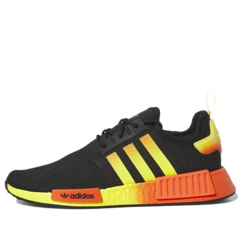 Adidas NMD_R1 'Black Orange Yellow Gradient' FZ5877 sold by KicksCrew