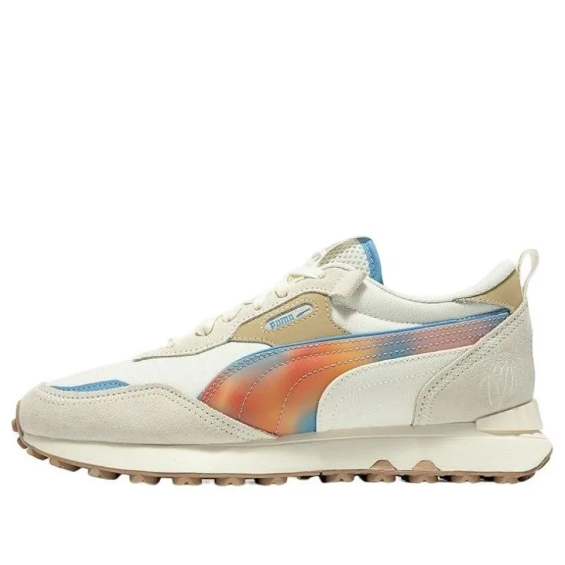 PUMA Rider FV Gradient Flames 'Beige White Orange' 394973-01 sold by KicksCrew