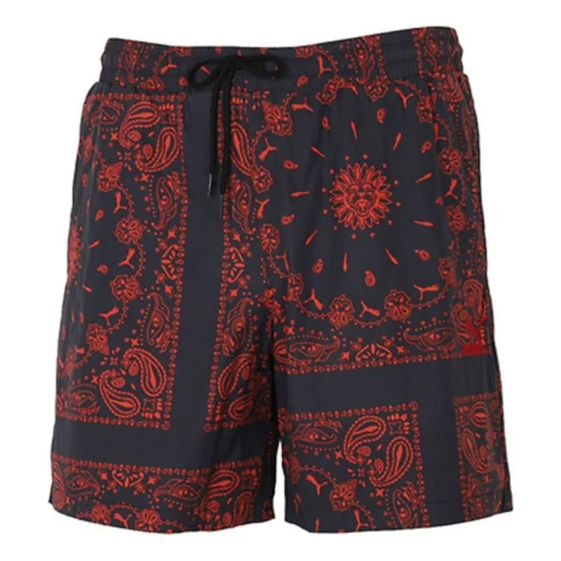 Puma OB Woven Shorts 'Red' 532660-01 sold by KicksCrew