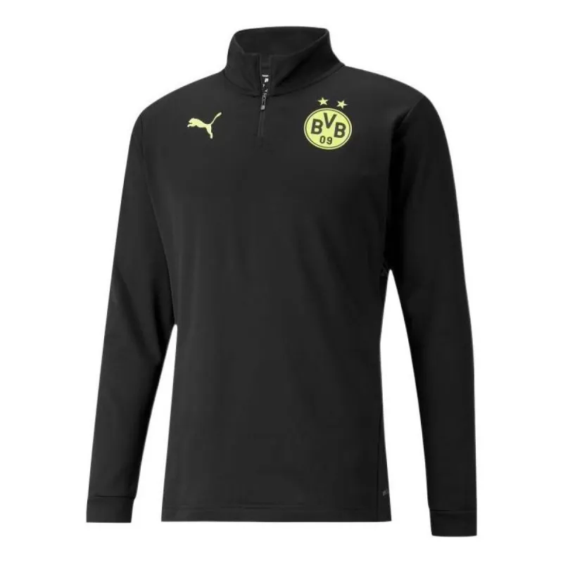 Puma Borussia Dortmund 21 22 Pre Match Drill Top 'Black' 765019-05 sold by KicksCrew