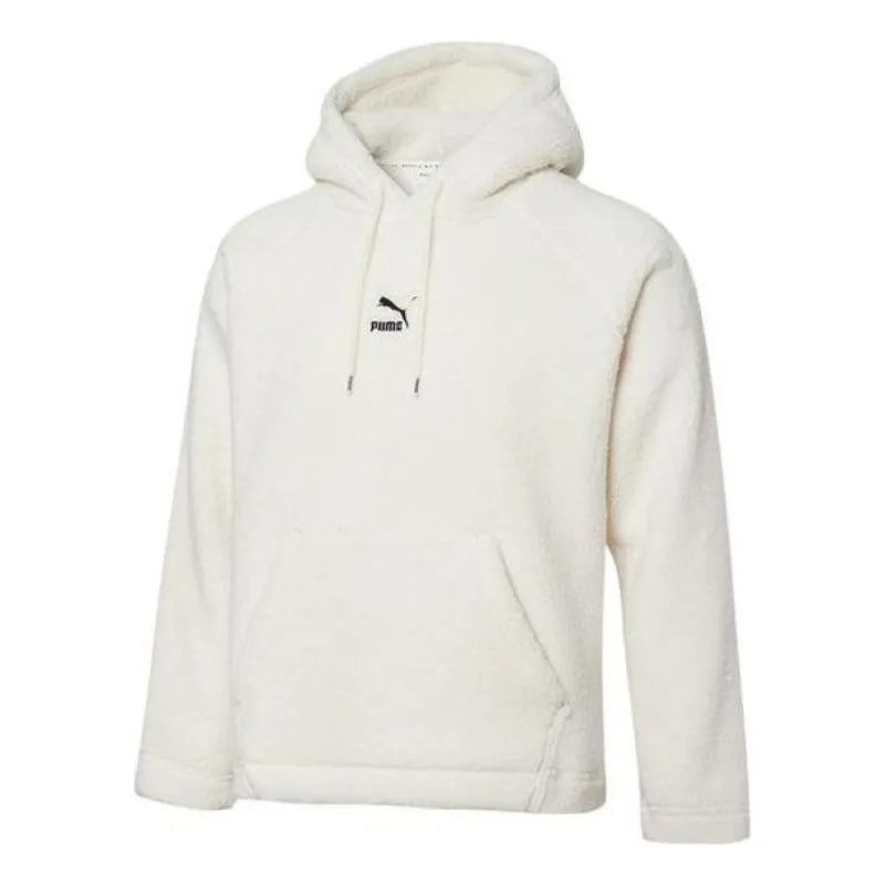 Puma Classics Sherpa Hoodie 'White' 533122-73 sold by KicksCrew