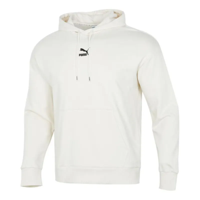 Puma Small Logo Hoodie 'White' 533114-73 sold by KicksCrew