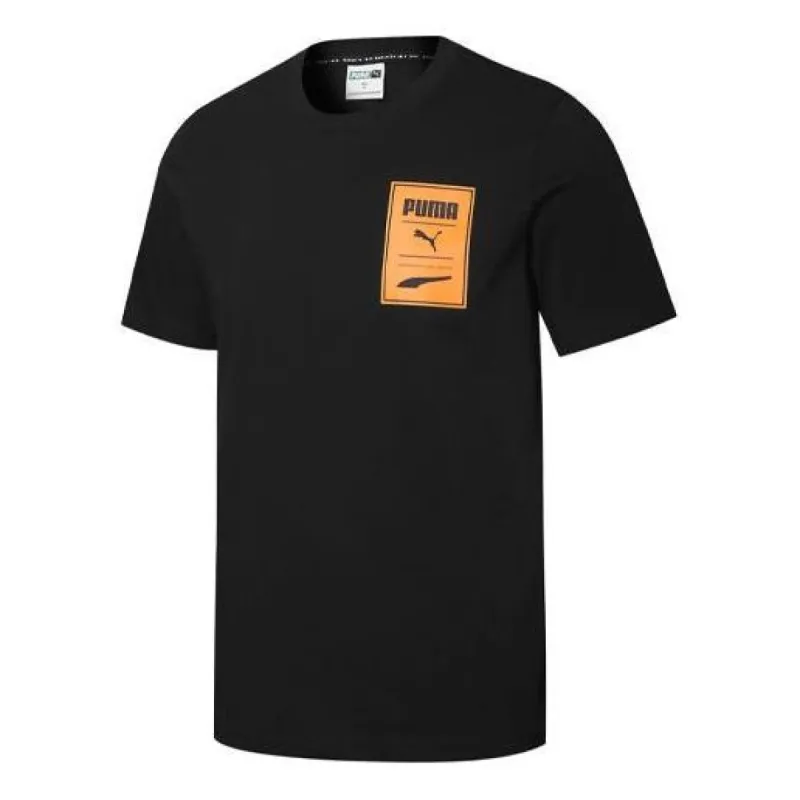 Puma Recheck Pack Graphic T-shirt 'Black' 532710-01 sold by KicksCrew
