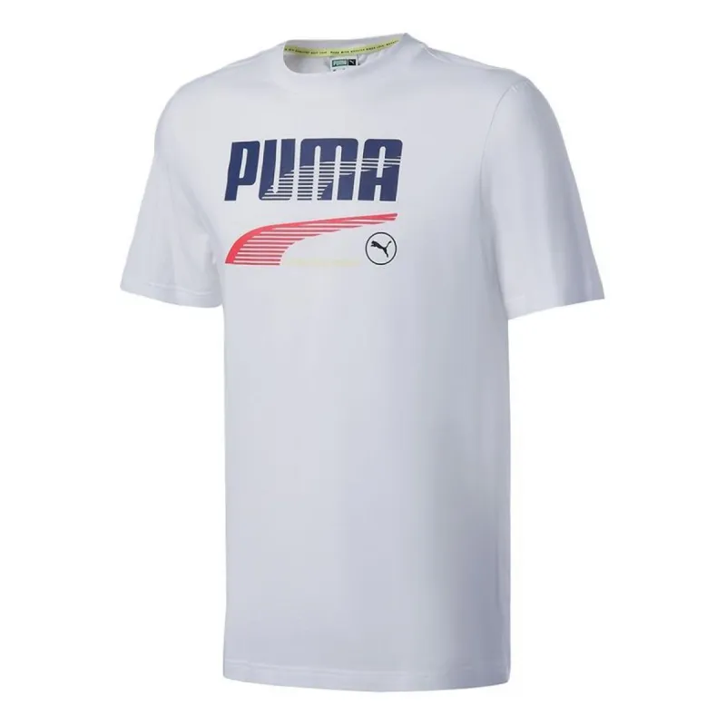 Puma Team Graphic Tee 'White' 532704-02 sold by KicksCrew