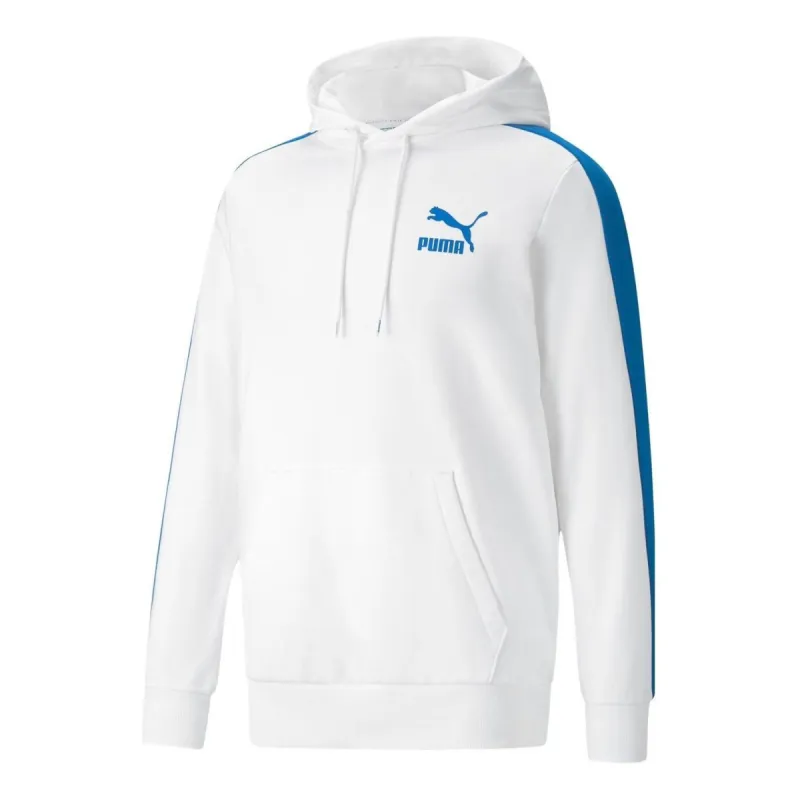 Puma Iconic T7 Hoodie 'White Blue' 531354-02 sold by KicksCrew