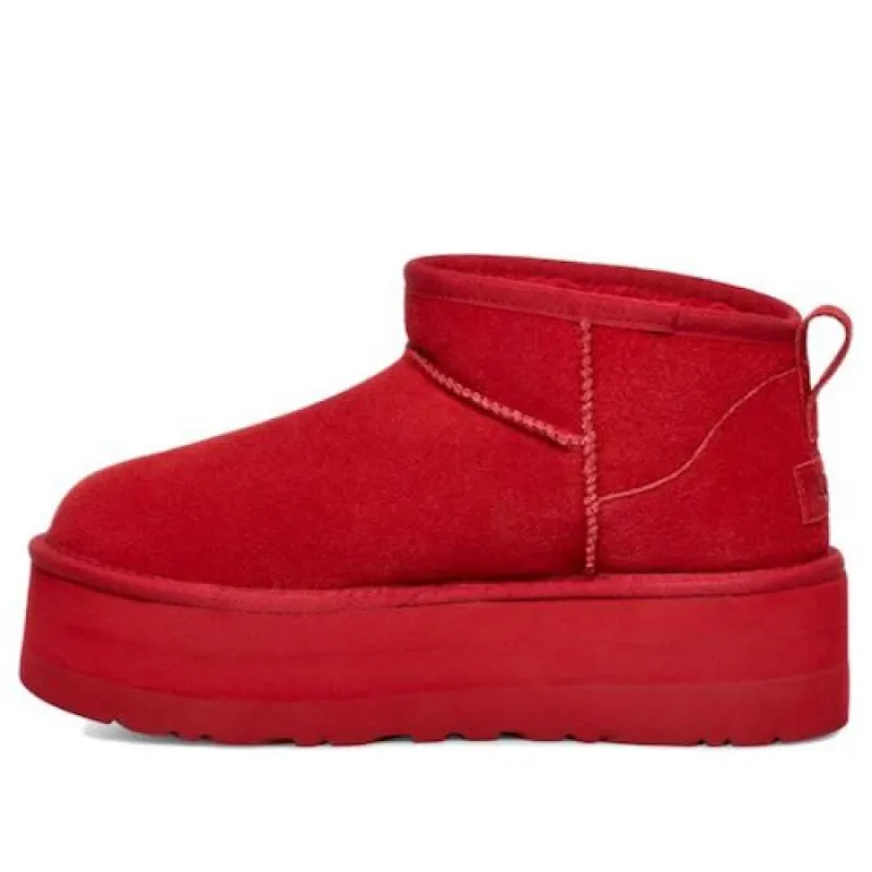 (WMNS) UGG Classic Ultra Mini Platform Boot 'Samba Red' 1135092-SBR sold by KicksCrew
