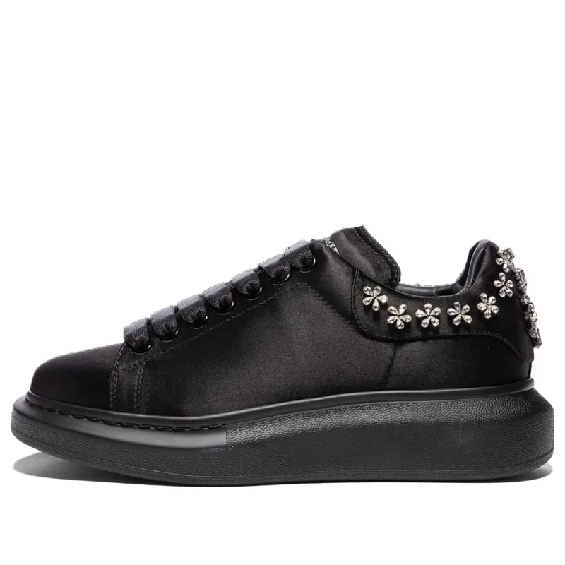 (WMNS) Alexander McQueen Larry Oversize Sneakers 'Black Silver' 701166W4SBA1081 sold by KicksCrew