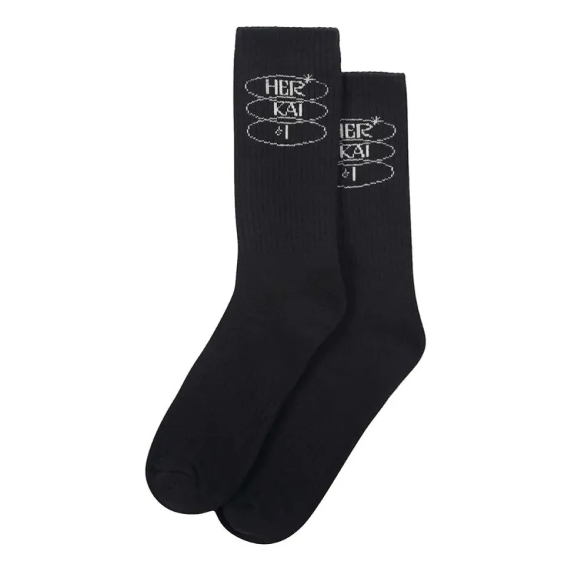 Her Kai & I Three Ring Socks 'Black Beauty' HKI-013R-BB sold by KicksCrew