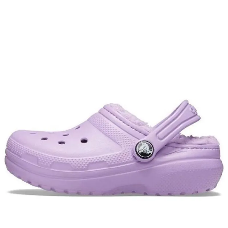 (TD) Crocs Classic Lined Clogs 'Purple' 207009-5PR sold by KicksCrew