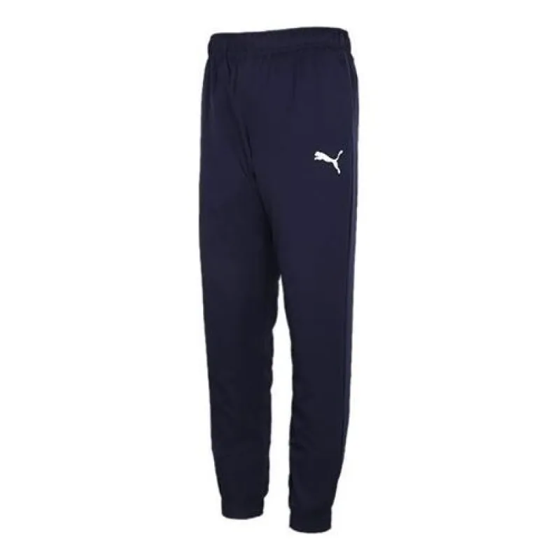 Puma Active Woven Pants 'Navy White' 588879-06 sold by KicksCrew
