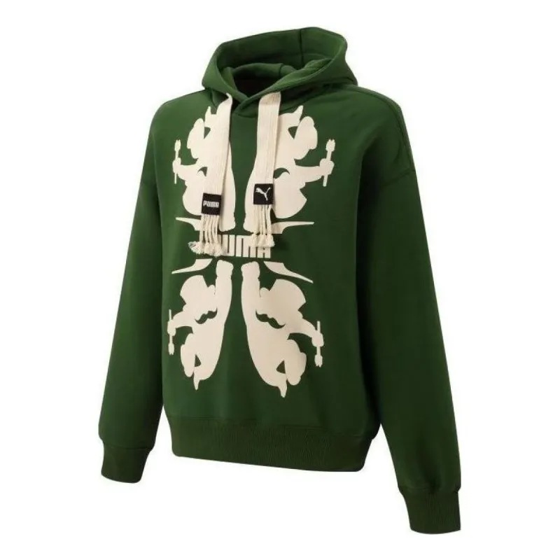 Puma X Staffonly X Monopoly Logo Hoodie 'Green' 539896-80 sold by KicksCrew