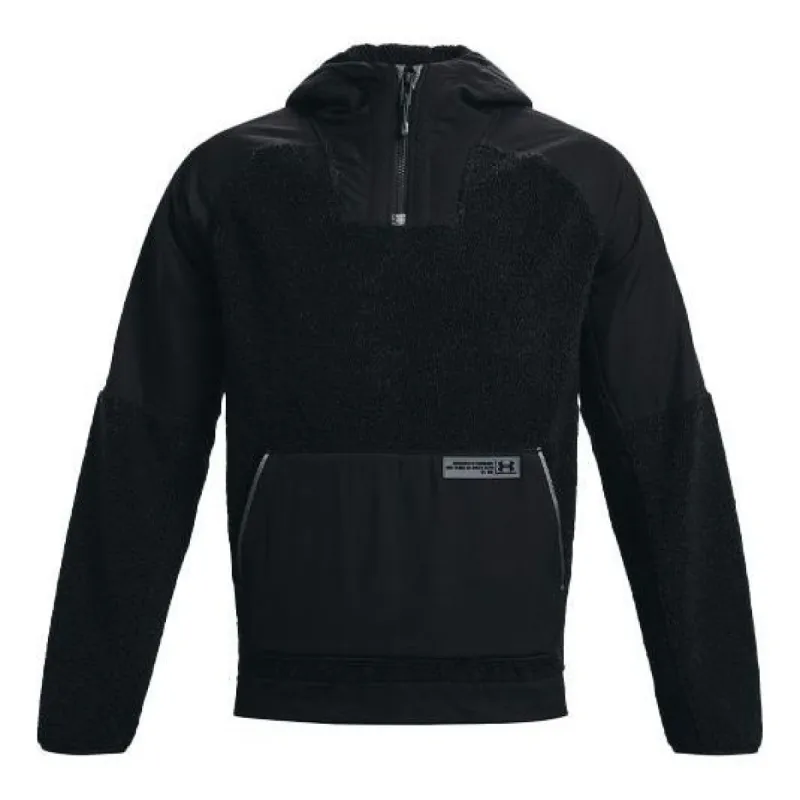 Under Armour Mission Boucle Anorak Hoodie 'Black' 1366094-001 sold by KicksCrew