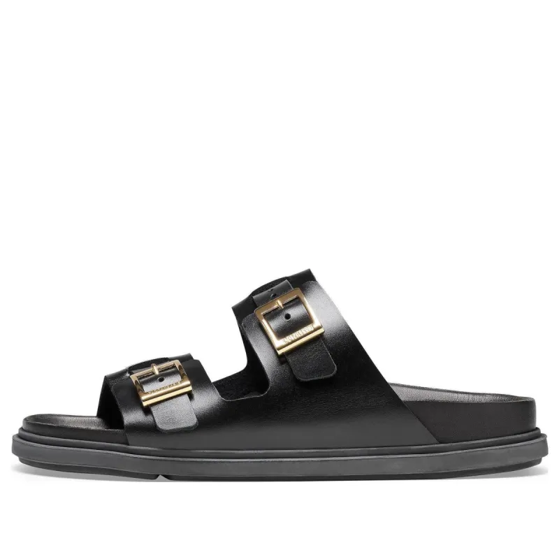 Birkenstock St Barths Natural Leather Narrow Fit 'Black' 1025245 sold by KicksCrew