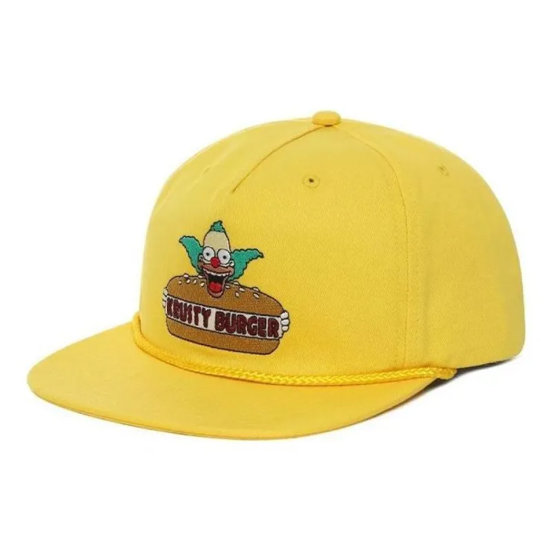 Vans x The Simpsons Krusty Burger Snapback 'Yellow' VN0A4TQEZW3 sold by KicksCrew