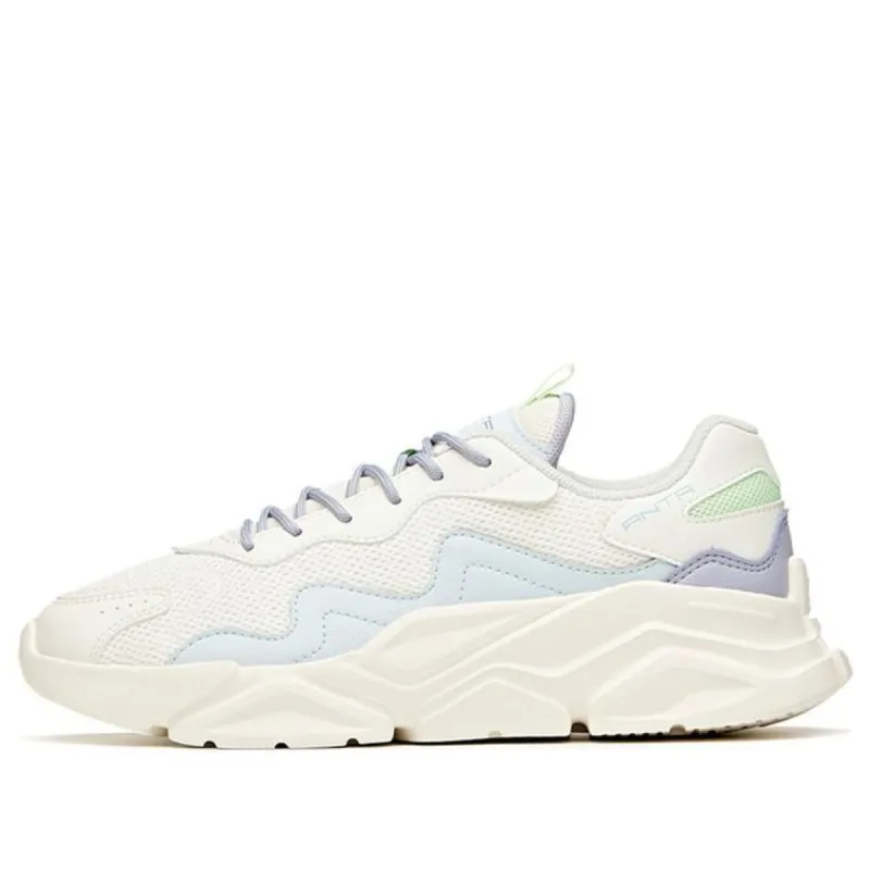 (WMNS) ANTA Life Series Casual Sport Sneakers 'White Blue Purple' 922048820-5 sold by KicksCrew