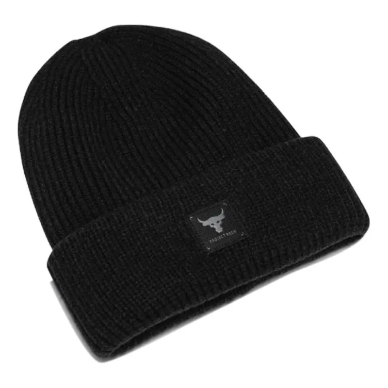 Under Armour Project Rock Beanie Hat 'Black Grey' 1380009-001 sold by KicksCrew