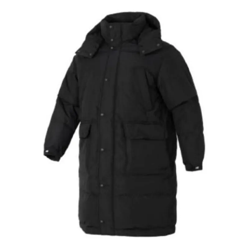 New Balance Long Down Puffer Jacket 'Black' NPD4E241-BK sold by KicksCrew