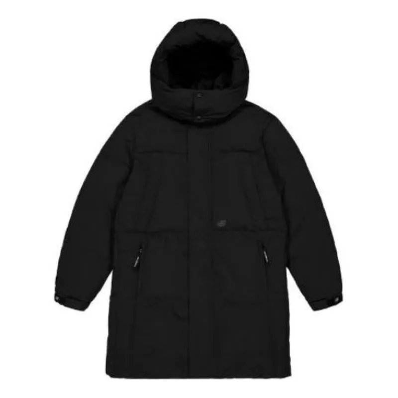 New Balance Hooded Puffer Jacket 'Black' NPD49031-BK sold by KicksCrew