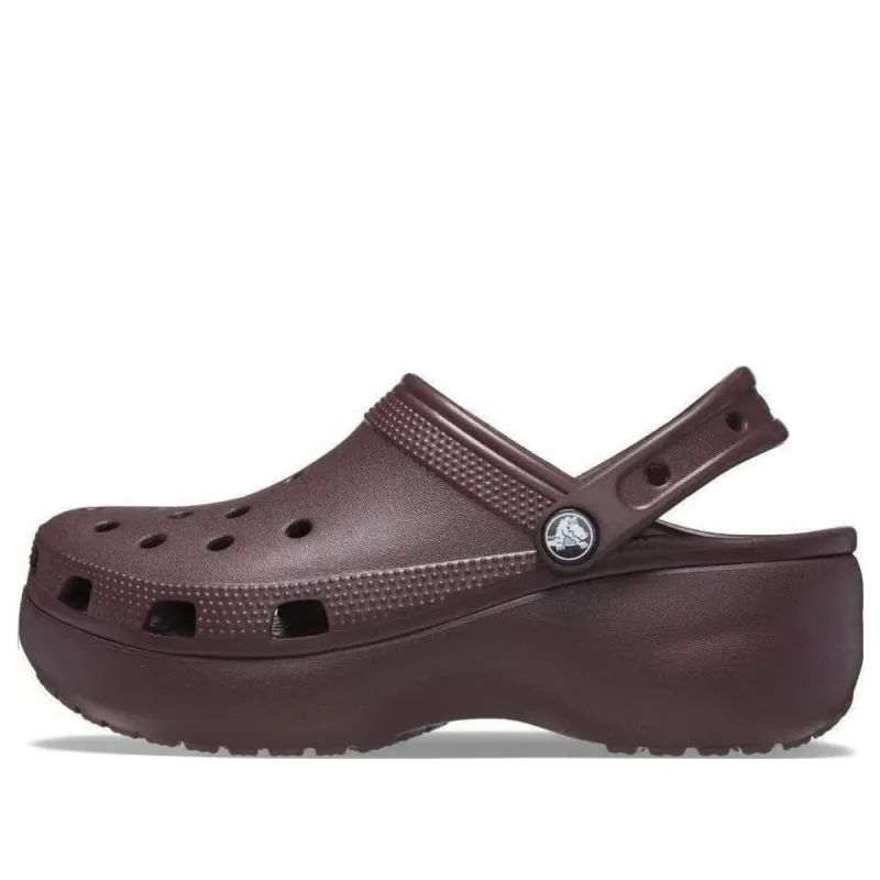 (WMNS) Crocs Classic Platform Clogs 'Dark Cherry' 206750-6WD sold by KicksCrew