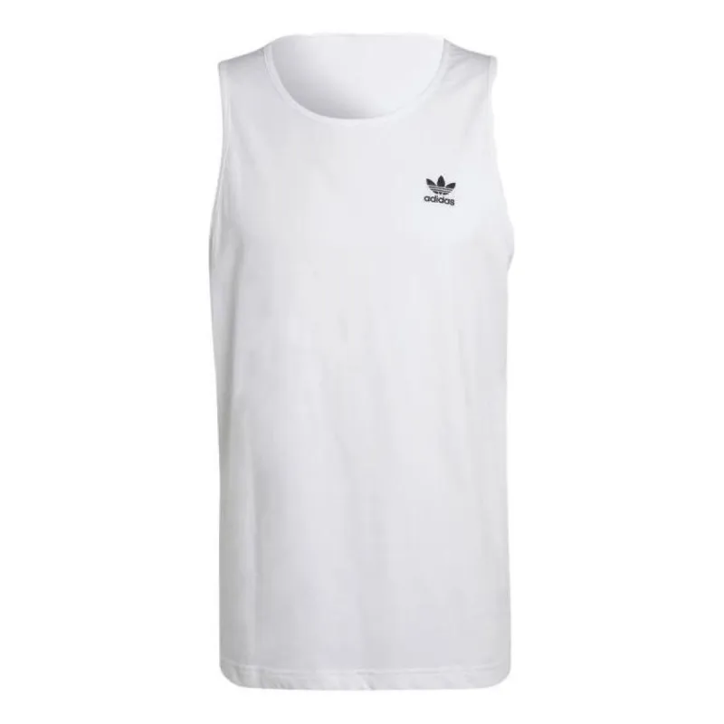 adidas originals Trefoil Essentials Tank Top 'White' IA4800 sold by KicksCrew