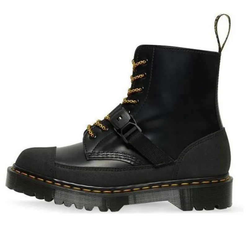 Dr.Martens 1460 Bex Tech Made in England Leather Lace Up Boots 'Black' 26881001 sold by KicksCrew