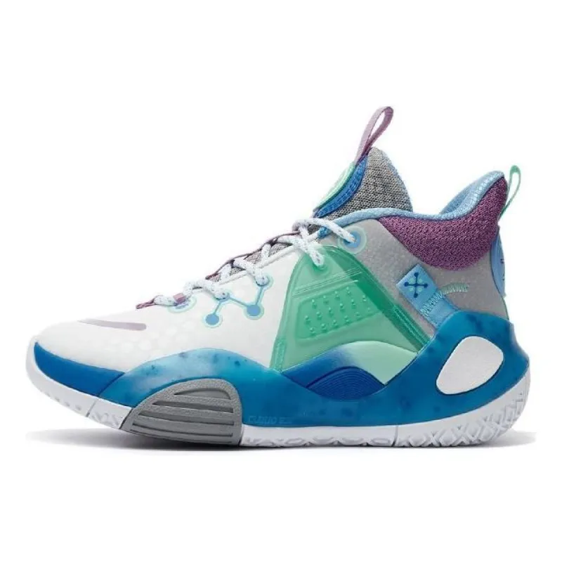 (GS) Li-Ning Wade All City 9 V1 'White French Blue' YKBR076-15 sold by KicksCrew