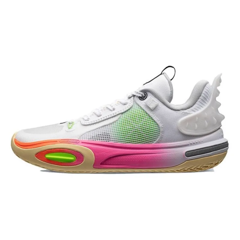 (GS) Li-Ning Wade All City 11 'White Yellow Pink' ABPT005-2 sold by KicksCrew