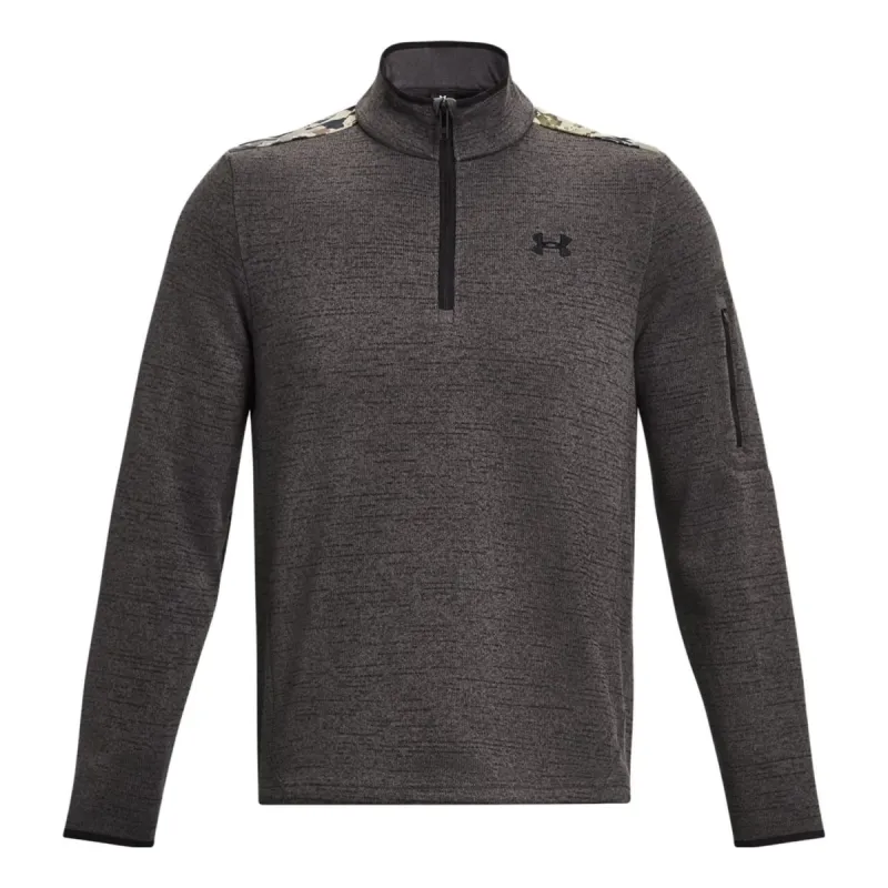Under Armour Specialist Printed 1/4 Zip Pullover 'Charcoal' 1382178-019 sold by KicksCrew